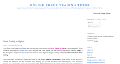 Desktop Screenshot of beginnerforextutor.blogspot.com