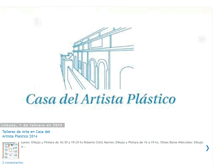 Tablet Screenshot of casadelartistaplastico.blogspot.com