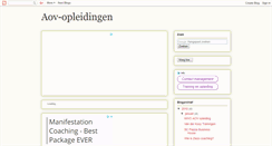 Desktop Screenshot of aov-opleidingen.blogspot.com