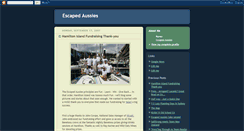 Desktop Screenshot of escapedaussies.blogspot.com