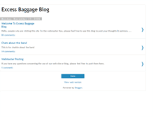 Tablet Screenshot of excessbaggagerocks.blogspot.com