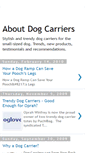 Mobile Screenshot of aboutdogcarriers.blogspot.com