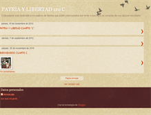 Tablet Screenshot of libertadypatria1c.blogspot.com