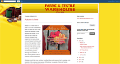 Desktop Screenshot of fabrictextilewarehouse.blogspot.com