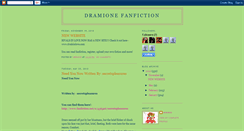 Desktop Screenshot of dramionefanfics.blogspot.com