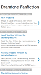 Mobile Screenshot of dramionefanfics.blogspot.com