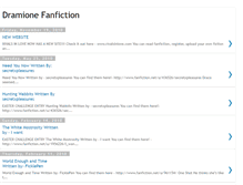 Tablet Screenshot of dramionefanfics.blogspot.com