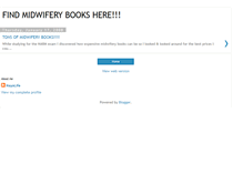 Tablet Screenshot of midwiferybooks.blogspot.com