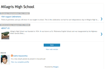 Tablet Screenshot of milagrishighschool.blogspot.com