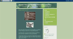 Desktop Screenshot of harvestvineyardcr.blogspot.com