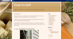 Desktop Screenshot of feedyoself.blogspot.com