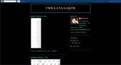 Desktop Screenshot of imraansaaqib.blogspot.com