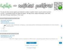 Tablet Screenshot of cplp-noticias-positivas.blogspot.com