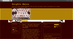 Desktop Screenshot of knightsmania.blogspot.com
