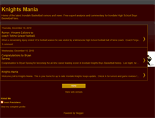 Tablet Screenshot of knightsmania.blogspot.com