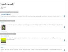 Tablet Screenshot of hand-i-made.blogspot.com