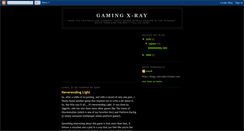 Desktop Screenshot of gamingxray.blogspot.com