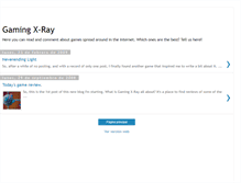 Tablet Screenshot of gamingxray.blogspot.com