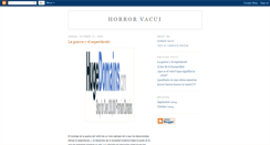 Desktop Screenshot of horroralvacio.blogspot.com