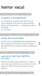 Mobile Screenshot of horroralvacio.blogspot.com