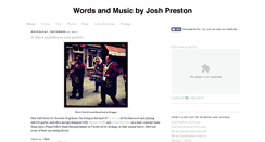 Desktop Screenshot of joshprestonmusic.blogspot.com