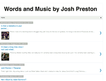 Tablet Screenshot of joshprestonmusic.blogspot.com