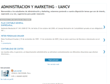 Tablet Screenshot of administracion-uancv.blogspot.com