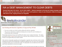 Tablet Screenshot of lewis-alexander-debt-help.blogspot.com