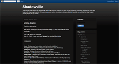 Desktop Screenshot of mcshadowville.blogspot.com