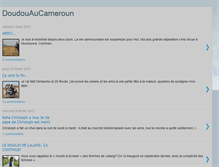 Tablet Screenshot of doudouaucameroun.blogspot.com