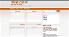 Desktop Screenshot of piekne-widoki.blogspot.com