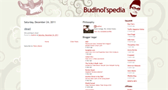 Desktop Screenshot of budinol.blogspot.com