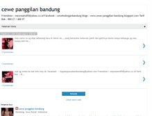 Tablet Screenshot of cewe-panggilan-bandung.blogspot.com