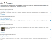 Tablet Screenshot of melandcompany.blogspot.com