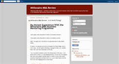 Desktop Screenshot of millionairembareview.blogspot.com