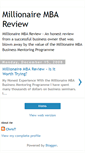 Mobile Screenshot of millionairembareview.blogspot.com