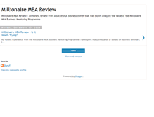Tablet Screenshot of millionairembareview.blogspot.com