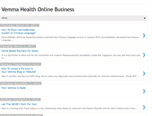 Tablet Screenshot of myvemmahealthonlinebusiness.blogspot.com