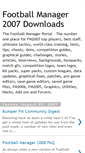 Mobile Screenshot of footballmanager2007downloads.blogspot.com
