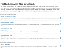 Tablet Screenshot of footballmanager2007downloads.blogspot.com