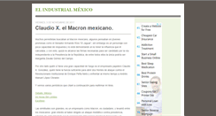 Desktop Screenshot of industriamx.blogspot.com