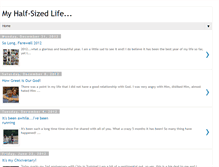 Tablet Screenshot of myhalfsizedlife.blogspot.com