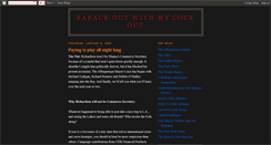 Desktop Screenshot of barackoutwithmycockout.blogspot.com