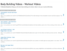 Tablet Screenshot of probodybuildingvideos.blogspot.com