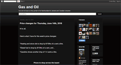 Desktop Screenshot of gasandoil.blogspot.com