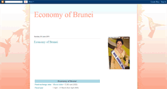 Desktop Screenshot of economyofbrunei.blogspot.com