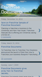 Mobile Screenshot of franchisedocuments.blogspot.com