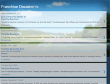 Tablet Screenshot of franchisedocuments.blogspot.com