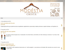 Tablet Screenshot of modestiacrista.blogspot.com