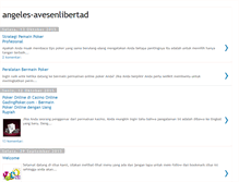 Tablet Screenshot of angeles-avesenlibertad.blogspot.com